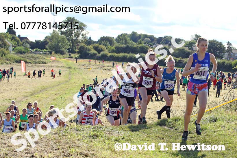 Senior womens 2019 Start Fitness Harrier League, Wrekenton, Gateshead. Photo: David T. Hewitson/Sports for All Pics